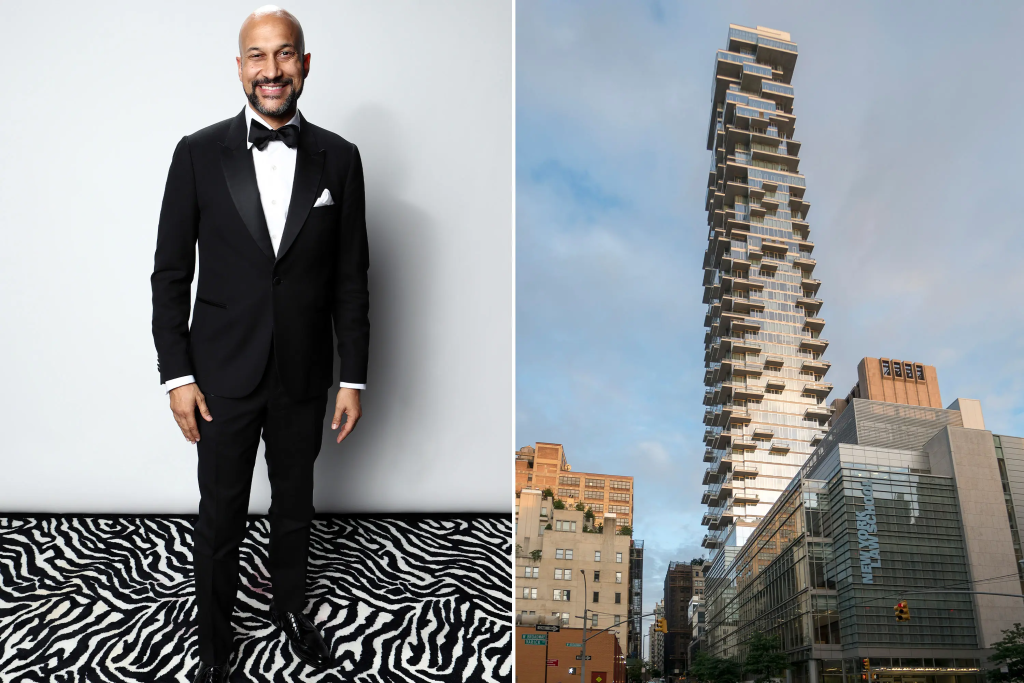 Keegan-Michael Key owns a condo in the Jenga Tower