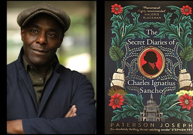 Paterson Joseph's picture with his debut novel