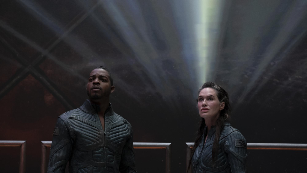 Lena Headey and Stephan James in the upcoming series 'Beacon 23'