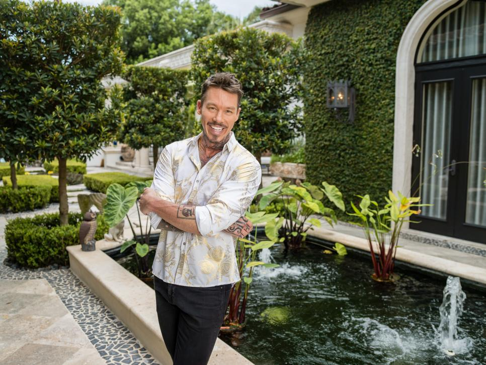 David Bromstad pictured in his dream home in Florida