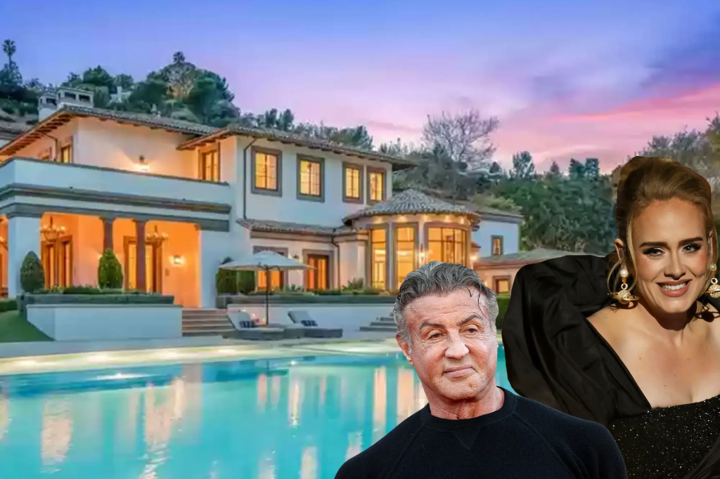 Sylvester Stallone sold his California home to Adele