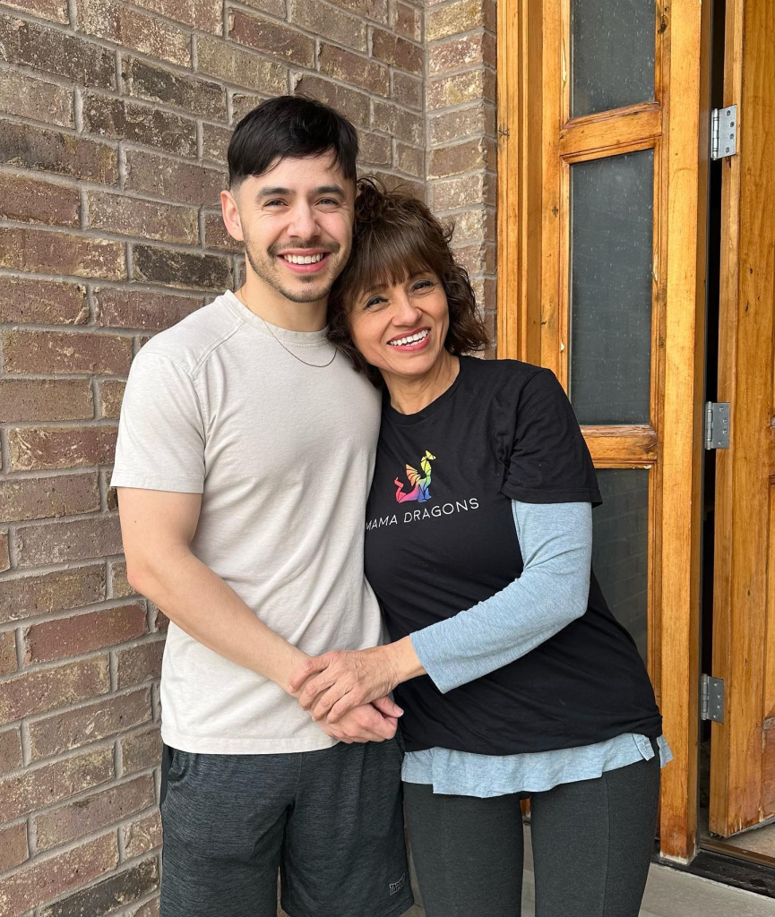 David Archuleta with his mother