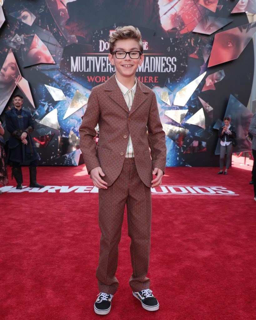 Julian Hilliard at the premiere of 'Doctor Strange in the Multiverse of Madness'
