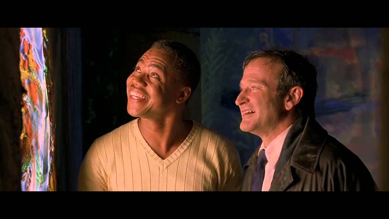 Cuba Gooding Jr. with Robin Williams in 'What Dreams May Come'