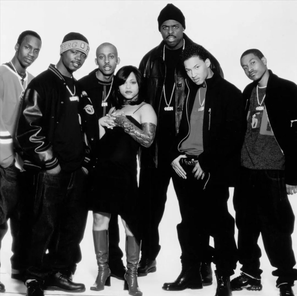 The hip-hop group Major Figgas together