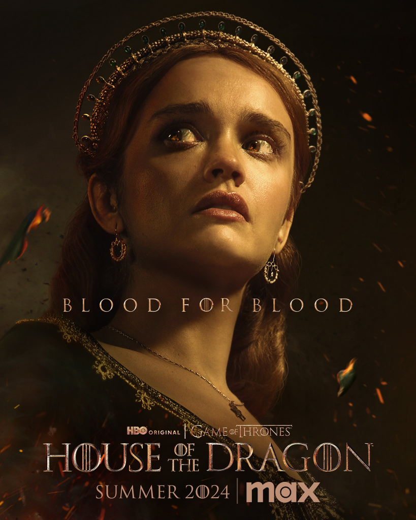 Olivia Cooke in the new poster for 'House of the Dragon' season 2