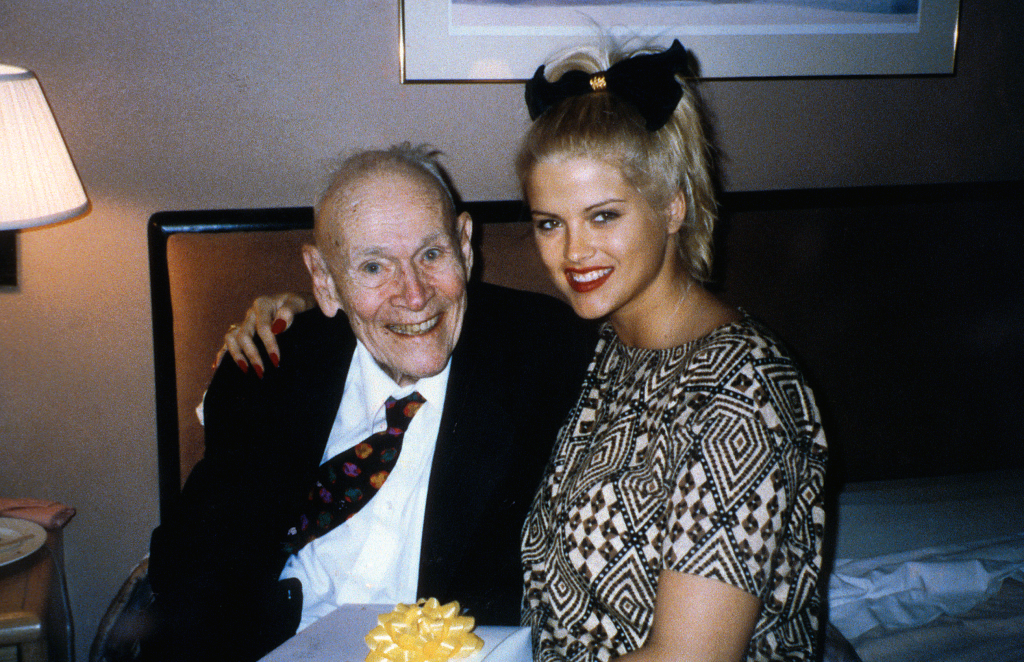 Late Anna Nicole Smith with her billionaire husband J. Howard Marshall