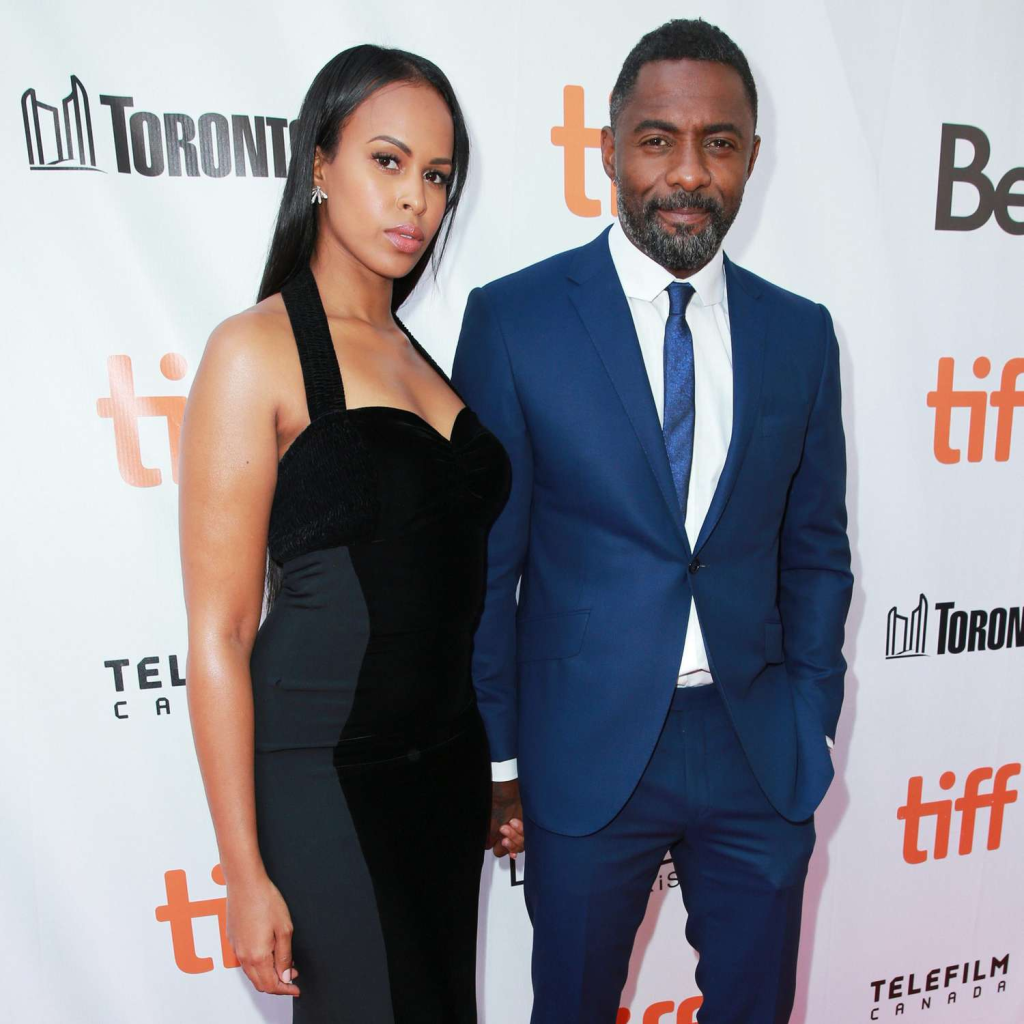 Idris Elba with his wife Sabrina Dhowre