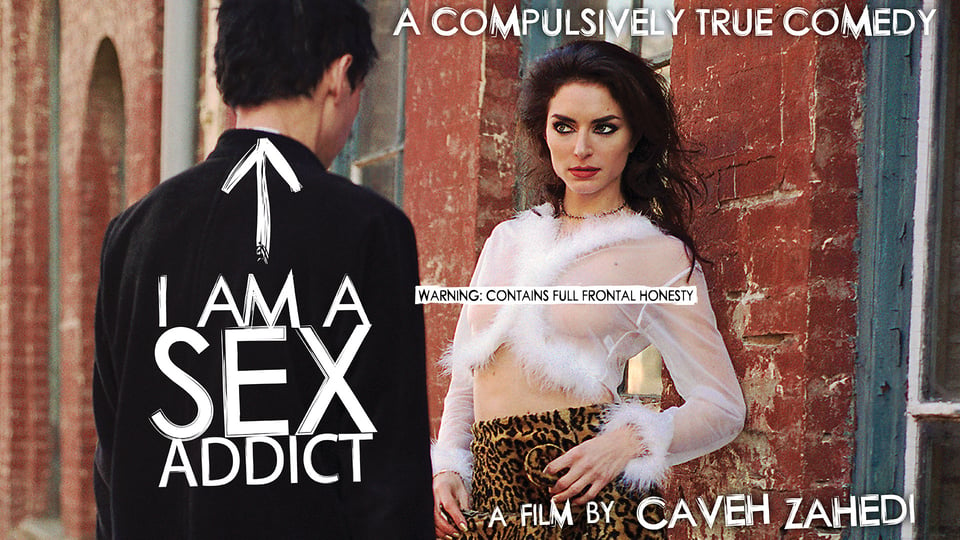 The poster for the movie, "I'm a Sex Addict"