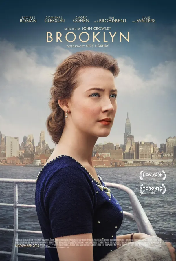 Saoirse Ronan on the poster of the movie 'Brooklyn'