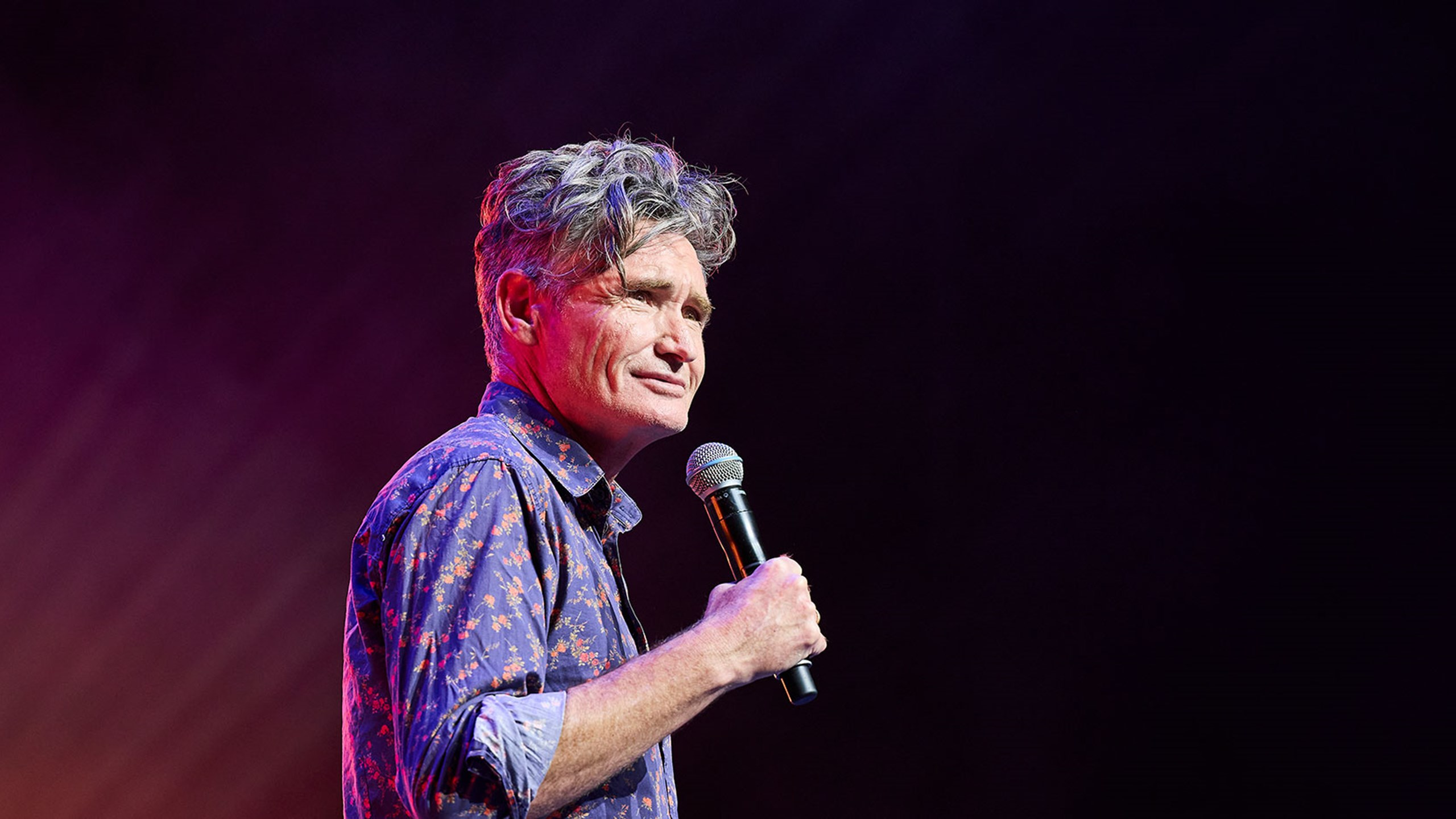 Dave Hughes performing at the Malthouse theatre