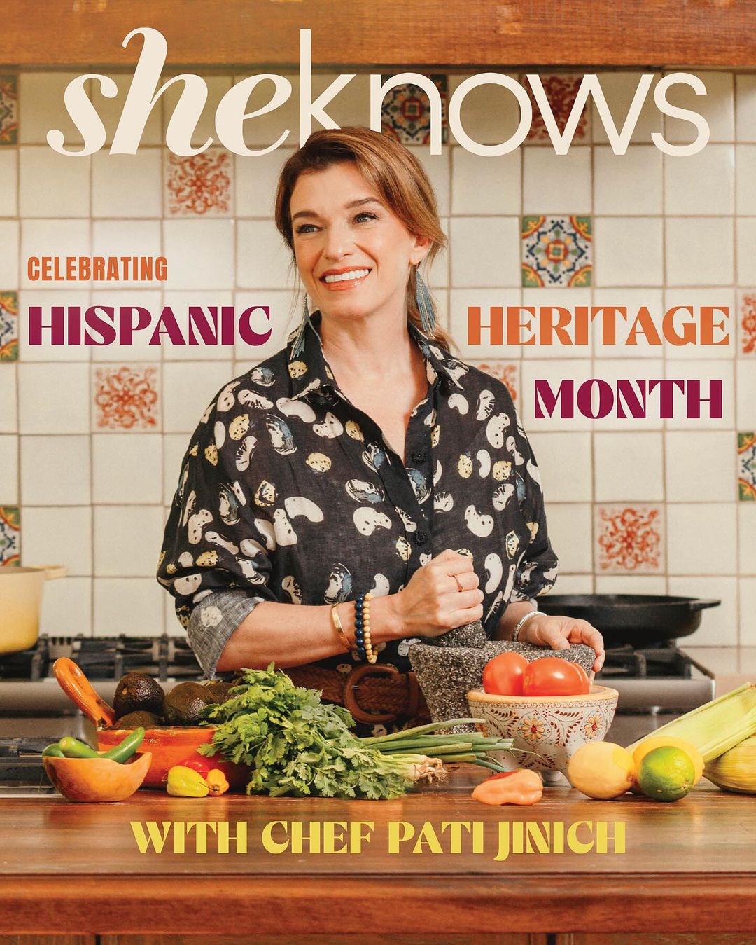 Pati Jinch on the cover of She Knows magazine